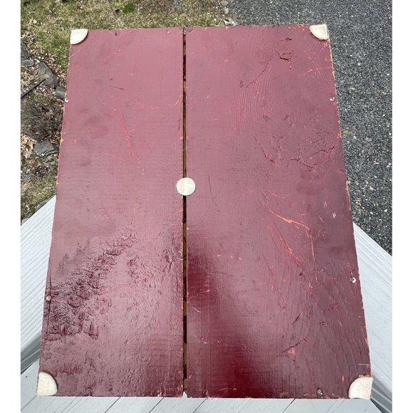 Antique - Vintage Wooden Letter Lap Desk Box Hand Painted Primitive Edwardian - Picture 10 of 16